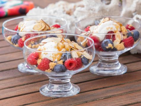 Berries with Spiced Cream
