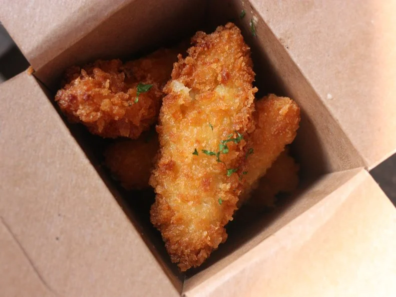 Japan doesn’t play when it comes to deep-fried snacks, having transformed all manner of meats, seafood and vegetables into the crispiest of battered bites. You can really get your crunch on with the korokke, Japan’s answer to the European croquette. The Bangin’ Curry Franklin food truck offers their rendition on the appetizer ($5) alongside its popular pork and chicken katsu platters. Best eaten when it’s still a little too hot, this sweet-savory treat comes crusted in panko and stuffed with cream cheese, corn and leek. 