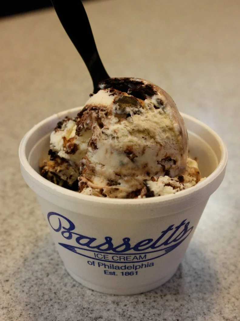 Thriving in the local confectionary biz since 1861, Bassetts has rightful claim to the title of America’s oldest ice cream company. But the scoop specialist, situated in the same Reading Terminal Market stall since the 1890s, has managed to stay current with a flavor roster that nods to both tradition and modernity. Old-school favorites like butter pecan, cinnamon and rum raisin share menu space with new-fangled birthday cake, matcha and Moose Tracks (fudge and peanut butter cup). 