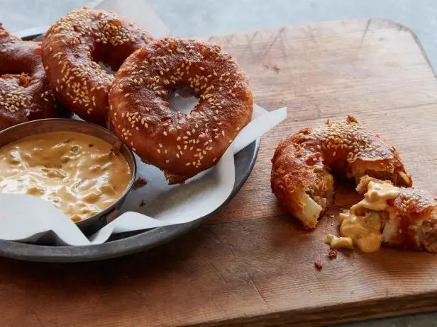 Cheeseburger-Stuffed Onion Rings Recipe | Food Network Kitchen | Food ...