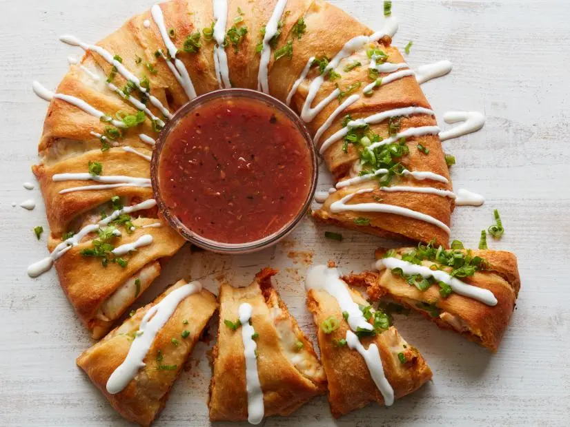 Food Network Kitchen’s Enchilada Crescent Ring.