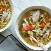 Food Network Kitchen’s Instant Pot Chicken Noodle Soup.