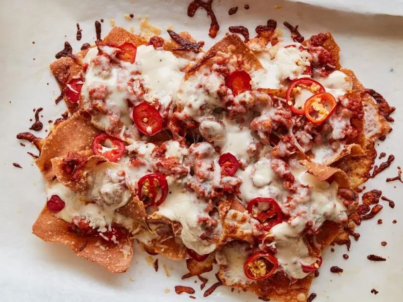 Food Network Kitchen’s Pasta Nachos.