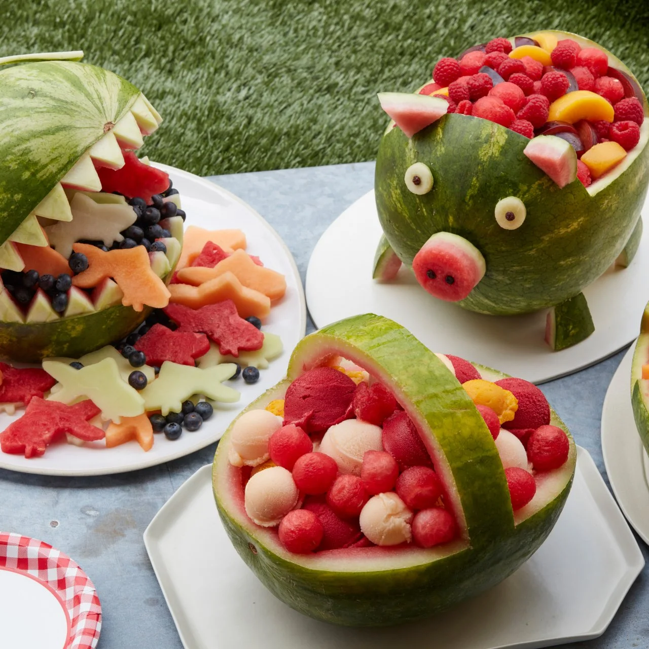 Easy Watermelon Carvings : Food Network | Food Network, image size:1280x1280
