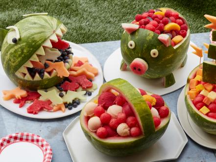 Easy Watermelon Carvings Food Network Summer Party Ideas Menus Decorations Themes Food Network Food Network,Smoking A Turkey