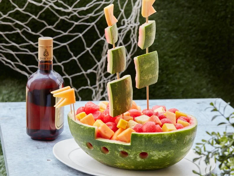 Food Network Kitchen’s Boozy Watermelon Pirate Ship.