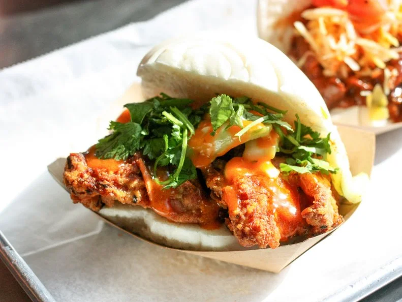 A trio of young, ambitious chefs runs the show at this hopping pan-Asian takeaway, specializing in hearty steamed bun sandwiches, loaded-up rice bowls and ever-changing small-plate specials. Start with the signature Neighborhood Bird, dizzyingly crunchy Taiwanese fried chicken with sambal-spiced mayo, before tackling the Thai chicken meatballs, broccoli tempura or peanut-sauced tofu nuggets. Bonus: The corner shop’s excellent soundtrack — bumping White Stripes one minute and Biggie the next — always makes for an energetic lunch break.