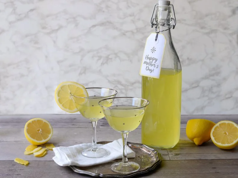 Celebrate mom with a tart and boozy bottle of homemade limoncello! Use a vegetable peeler to remove the yellow skin from 8 lemons, avoiding the white pith as much as possible. Combine the skins and a 750-ml bottle vodka in a large pitcher. Cover the pitcher with plastic wrap and store out of direct sunlight for about a week. When you’re ready to bottle the limoncello, make a simple syrup by combining 2 cups of sugar dissolved in 2 cups of water and simmered down into a syrup. Strain the vodka and combine with sugar syrup in a gift bottle. Serve chilled.