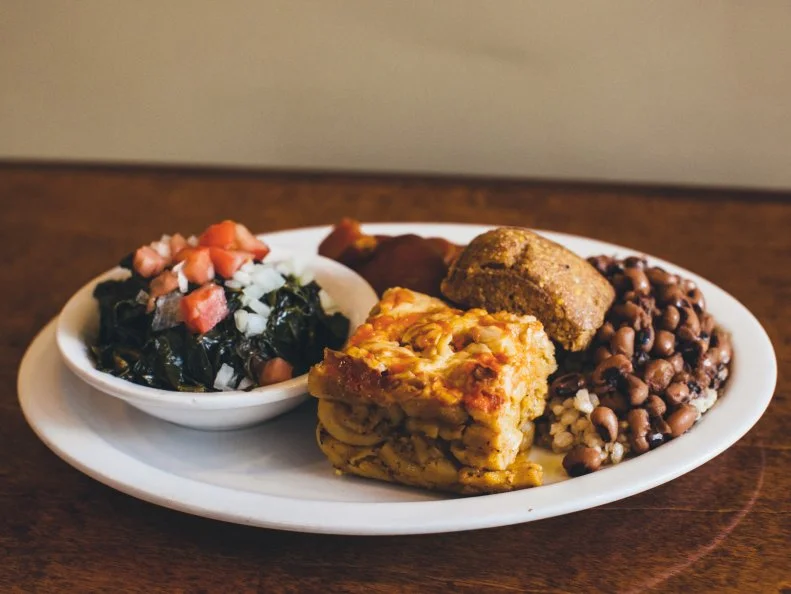 Vegan soul food can sometimes sound like an oxymoron, but it’s completely believable and downright delicious at Detroit Vegan Soul. Dishes still feel indulgent, including the Soul Platter with mac and cheese, smoked collards with shiitakes, maple-glazed yams, hoppin’ johns and cornbread, but they are all plant-based, and dairy- egg- and lactose-free. Smoked coconut bacon, cornmeal-battered tofu and seitan pepper steak take the place of the typical proteins, but feel just as hearty with a touch of Southern flair.