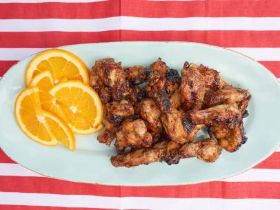 Roger Mooking makes Chicken Wing Skewers, as seen on The Kitchen, Season 17.