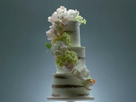 Vanilla-Citrus Naked Wedding Cake
