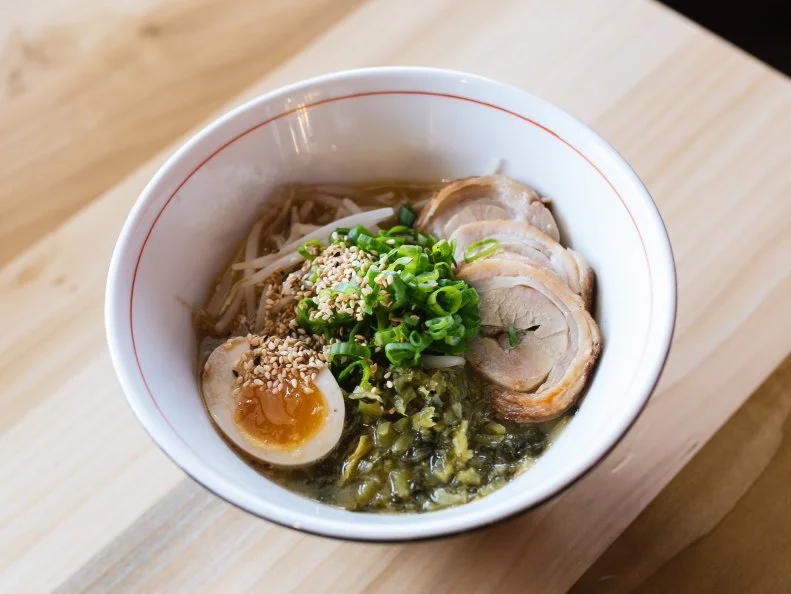 Anyone who’s made a bowl of ramen from scratch has experienced how much work goes into it. Add bean sprouts, pickled mustard greens, a ramen egg and slow-cooked pork belly to the equation and $12 seems like a steal for the O’Miso Spicy ramen at Nudo House. Not only is it the best ramen in town, but it’s served in a massive bowl. And hey, you don’t have to make it yourself.