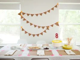 Cardboard and Kraft Kids' Birthday Party