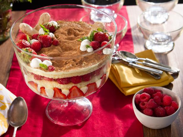 Zabaglione and Berry Trifle image