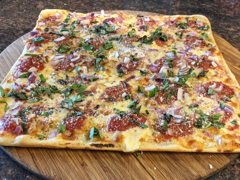 While New York City gets all the pizza cred, New Jersey’s pizzaiolos can stand up to the best of the Big Apple contenders. And set yourself apart in the Garden State, you’ve gotta know your dough. Peter and Sal Lombardo, owners of Dominick’s, certainly do. They learned the trade in the Carroll Gardens neighborhood of Brooklyn — basically the pizza mecca of the United States — before opening up shop in Jersey. Their pizzeria is now known as the oldest one in Sussex County. The duo sell a fantastic Brooklyn pizza that’s a bit on the spicy side, as well as the rare New York-style Palermo square pie with marinara, red onions, herbs and spices.