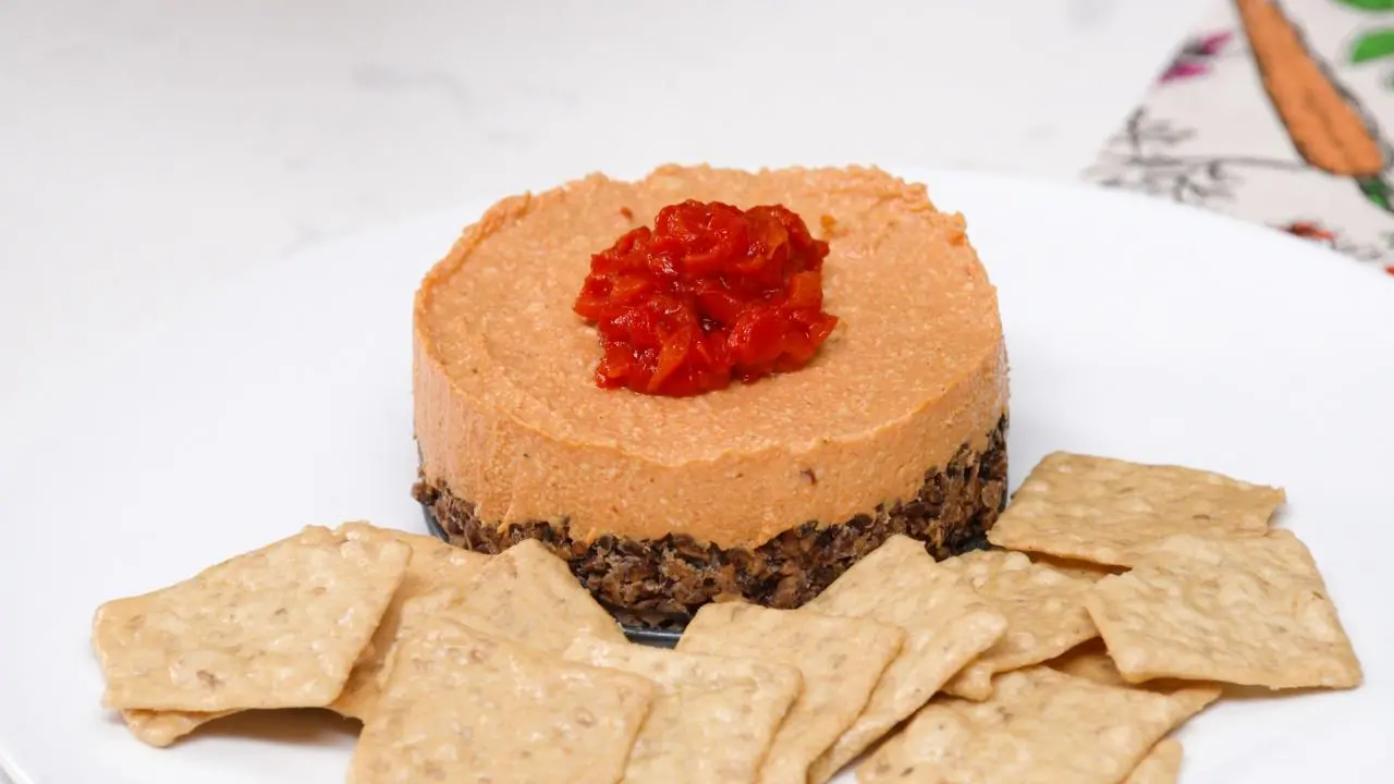 Vegan Pimiento Cheesecake
