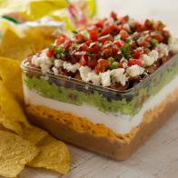 Close-up of 8-Layer Dip