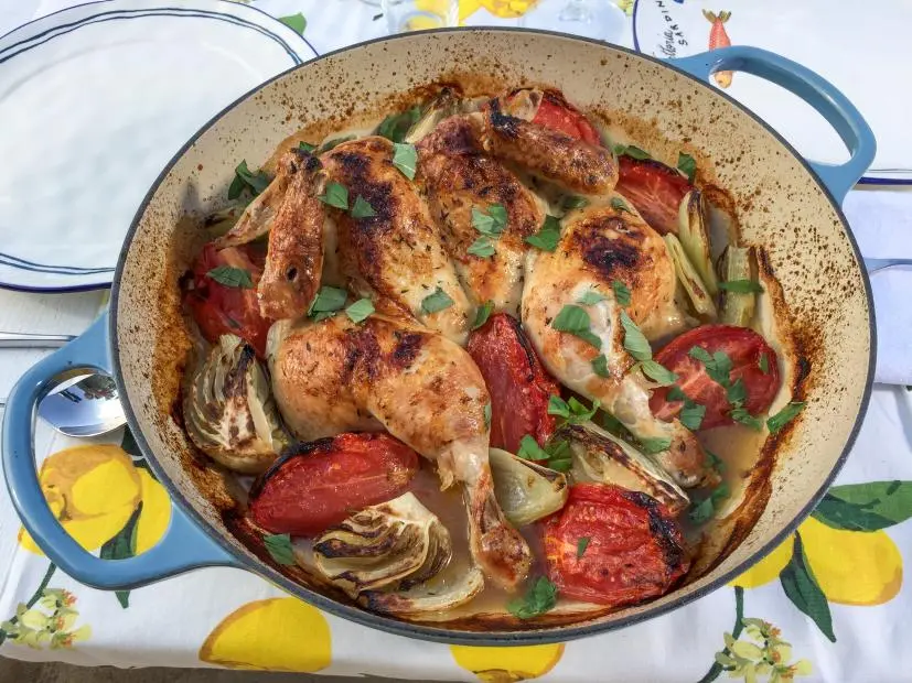 Brick Oven-Style Chicken Recipe | Giada De Laurentiis | Food Network