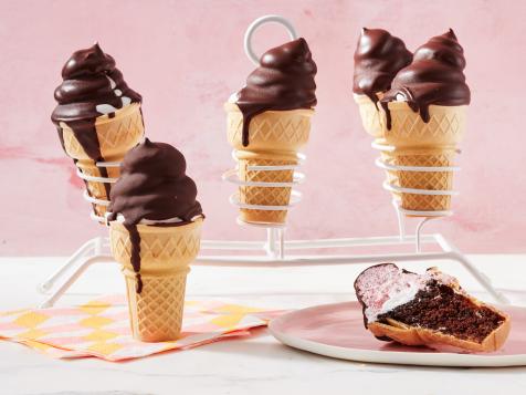 Raspberry and Chocolate Hi-Hat Cupcakes