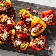 Food Network Kitchen’s Keto Snack #3: Bell Pepper Keto Nachos, as seen on Food Network.