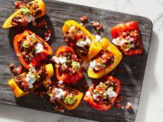 Food Network Kitchen’s Keto Snack #3: Bell Pepper Keto Nachos, as seen on Food Network.
