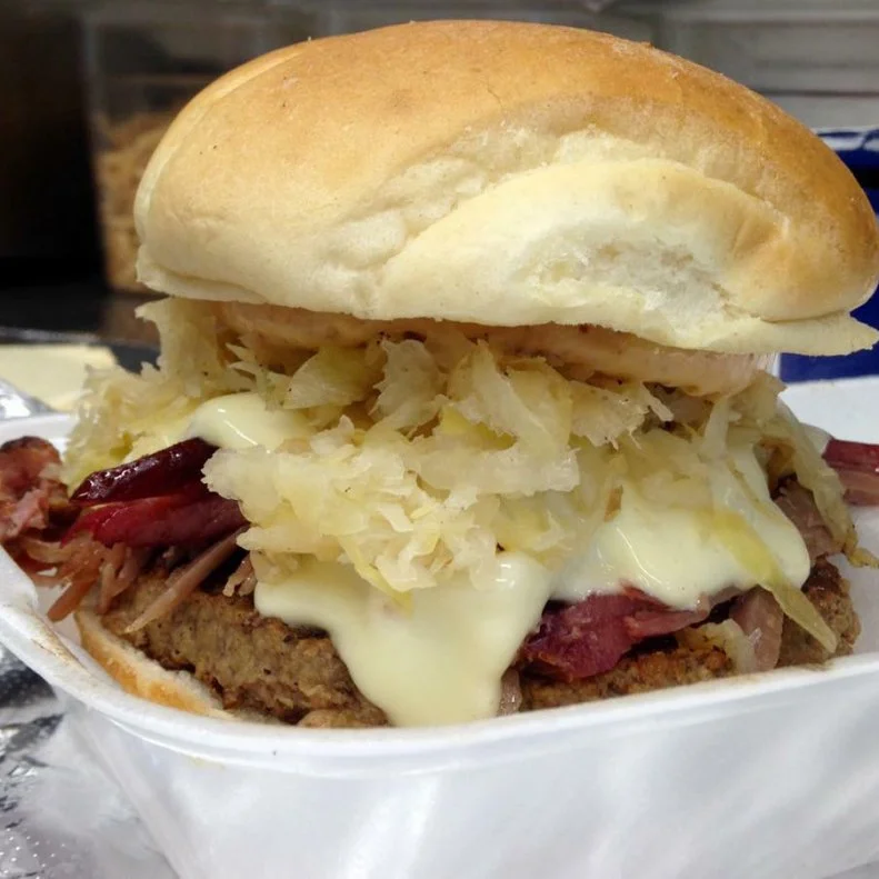 Nebraska is known for its beef, so don’t miss out on the burgers at the Nebraska State Fair. Cactus Jack’s Chuck Wagon has earned a following for its roster of gourmet burgers, several of which deliver a double helping of beef. One standout is the Reuben Burger, which reimagines the Omaha-born sandwich as a seasoned steak burger topped with thickly-sliced smoked brisket, a gooey mound of white American cheese, a tangy heap of sauerkraut and a signature bistro sauce. First offered at the Nebraska State Fair in 2017, the top-selling dish has earned a permanent spot on Cactus Jack’s menu alongside another brisket-topped spin: the Cactus Jack Burger featuring melty smoked cheddar cheese, spicy jalapenos and sweet barbecue sauce. 