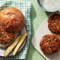 Food Network Kitchen’s Veggie Burger, as seen on Food Network.