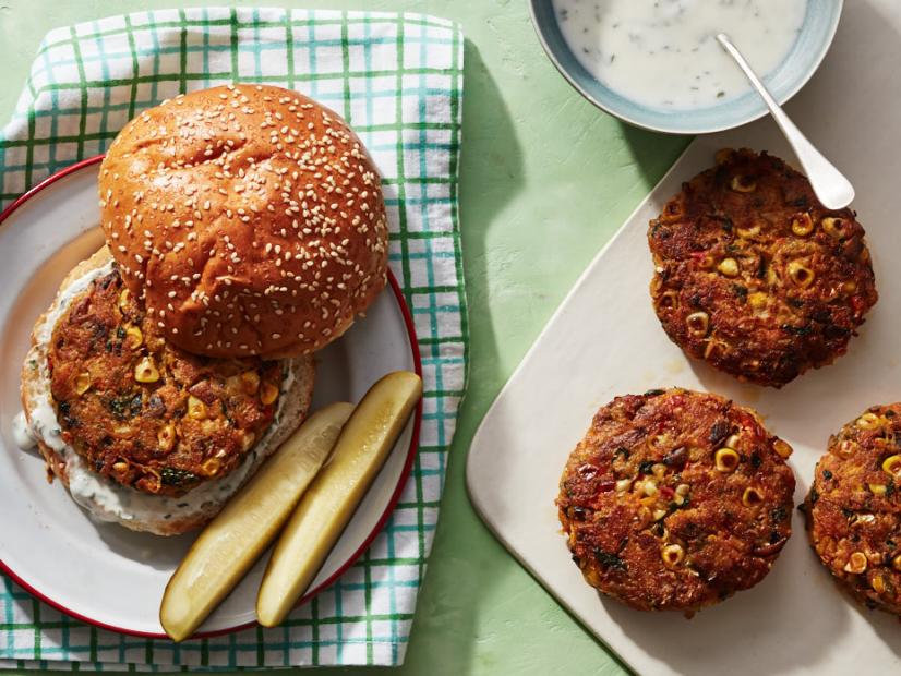 Food Network Kitchen’s Veggie Burger, as seen on Food Network.