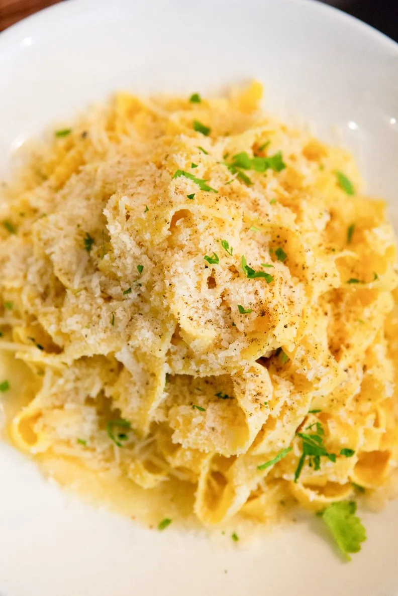 Sandwich kingpin Rick Gencarelli’s pasta place is what fast-casual dreams are made of. After placing your order at the counter, perch yourself on a barstool at one of the long communal tables and listen to records as you gaze out the big windows and wait for your carbs. The best bargain: handmade egg noodles dressed simply with Grana Padano cheese, fresh-cracked pepper, sea salt and black truffles ($10), an Oregon delicacy.