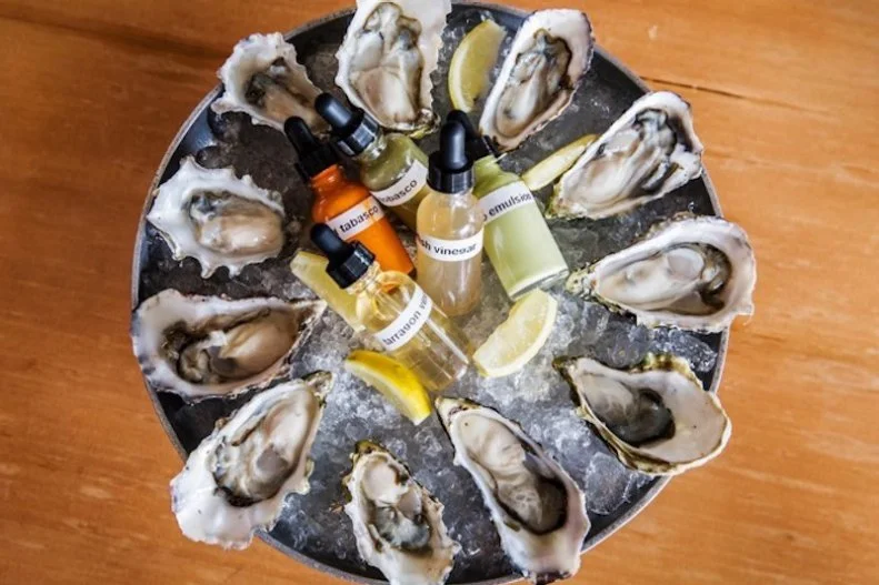 Ninety-six percent of the oysters and fish at this cozy seafood restaurant, named after a submarine in the Wes Anderson film The Life Aquatic with Steve Zissou, are sustainable. About those oysters: Theyâ  re $1 apiece (normally $3 to $4) every day from 5 to 7 p.m., sourced directly from Pacific Northwest providers and served with little tincture bottles of housemade hot sauce, jalapeÃ±o emulsion, horseradish vinegar, tarragon vinegar and mignonette.