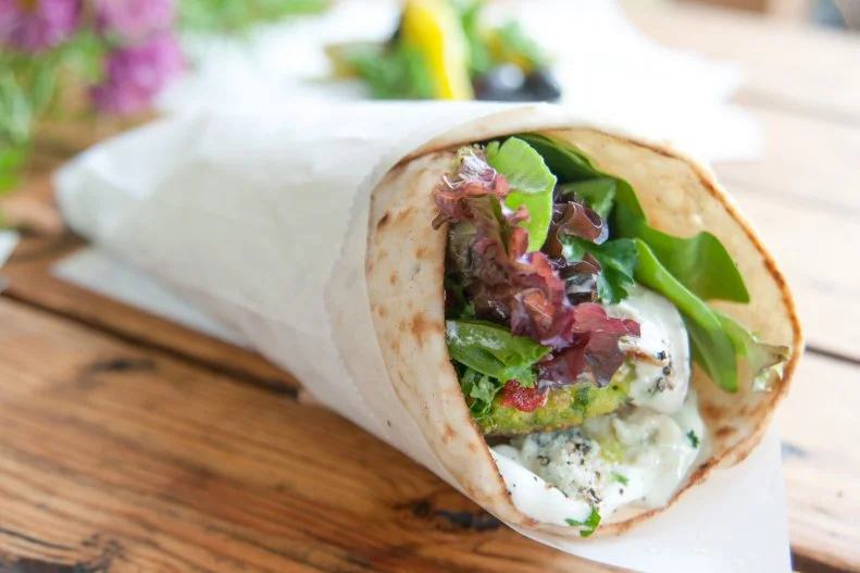 Decent falafel isn’t too hard to find. But this food cart’s wrap ($8.50) is stuffed with falafel plus labneh, gorgonzola, grilled onions, roasted red peppers, mixed greens, parsley and a creamy tahini sauce that all meld together to make a lunch — or dinner — that hits every flavor and texture high note. Other options at the same price point include the Olea, which swaps in grilled eggplant, caramelized walnuts and Kalamata tapenade for falafel, and the Sabich, a breakfast sandwich made with hardboiled egg, hummus and cucumber.