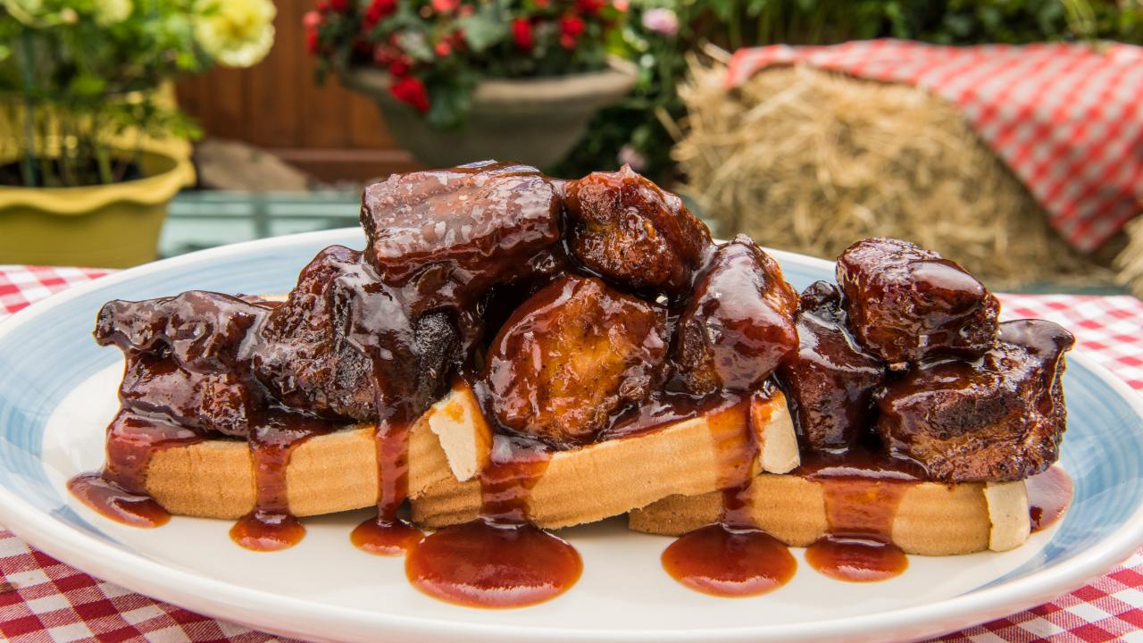 HoneyGlazed Pork Belly Burnt Ends Recipe Jeff Mauro Food Network
