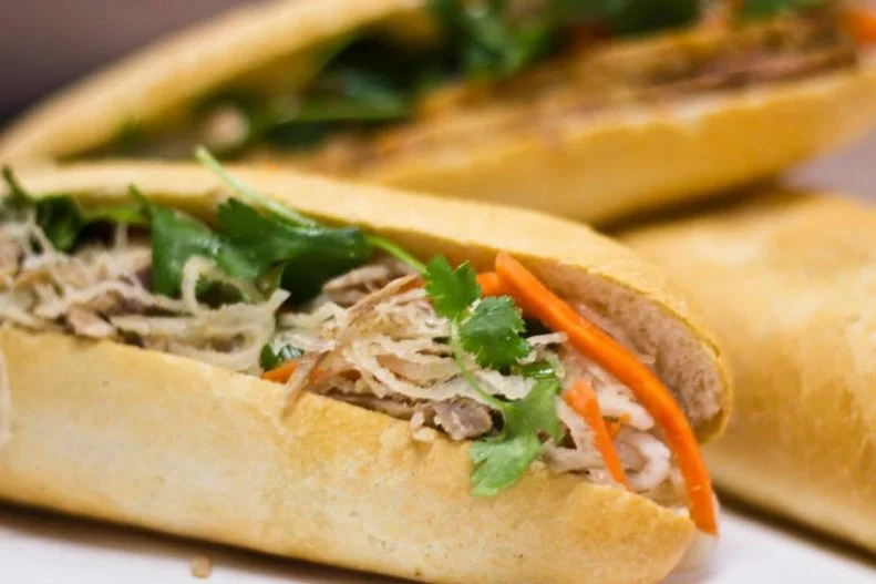 Is there any such thing as a bad banh mi? The Vietnamese sandwich is a pretty alluring blend of crunchy, sweet-pickled veggies, cilantro and some kind of pork. To make an outstanding banh mi, like the ones found at this Falls Church market, the difference is in the details. Here, you can tell the bread is made on-site the moment you open the door and the warm, yeasty aroma hits you. Choose from 20 or so sandwich varieties that cost around $4 each (buy five and get the sixth one free), including the #2 topped with tender slices of grilled pork and jalapeÃ±os.