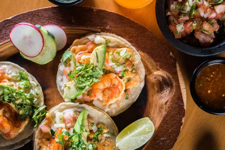 Once upon a time, finding a great taco in the DMV meant driving to Hyattsville just northeast of D.C. and trying your luck with the many wonderful Mexican spots there. Nowadays, there are wonderful versions that don’t require a car, including this taqueria up 14th Street Northwest that serves excellent housemade tortillas filled with perfectly plump and juicy shrimp topped with tomato, onion, cilantro and a wedge of avocado. Priced at $3 each, they can be mixed and matched, ideally with the equally excellent al pastor and mushroom tacos.