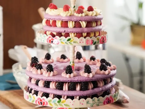 Easter macaroon tiered cake store