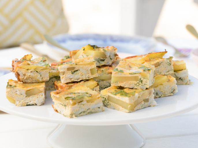 Crab and Potato Frittata Recipe Giada De Laurentiis Food Network