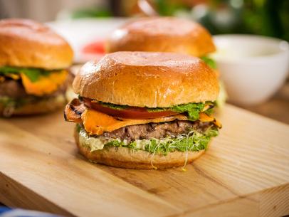 Stuffed Turkey Burgers Recipe, Ellie Krieger