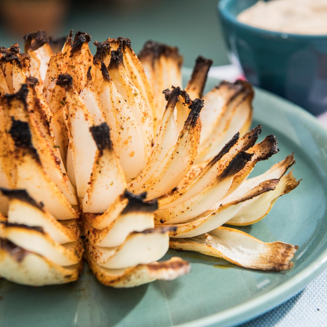 Baked blooming onions - Feast and Farm