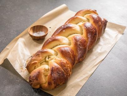 Garlic and Onion Challah Bread-image