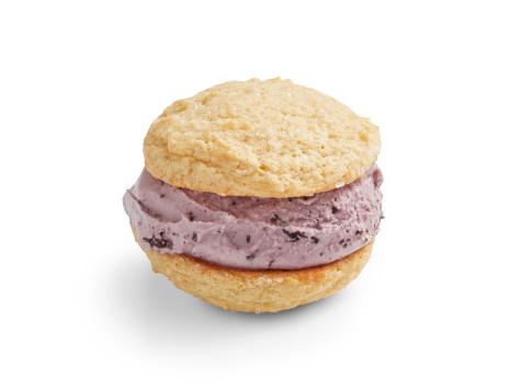 Black Raspberry Ice Cream Sandwiches