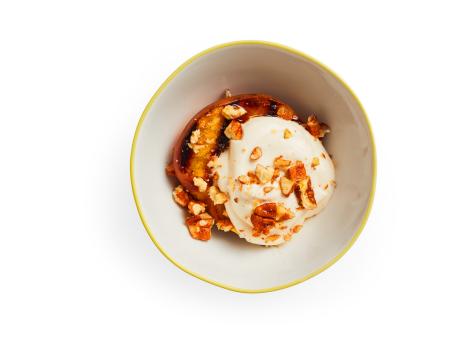 Grilled Peaches and Cream