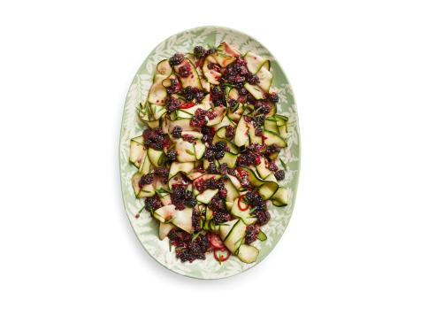 Zucchini-Blackberry Salad