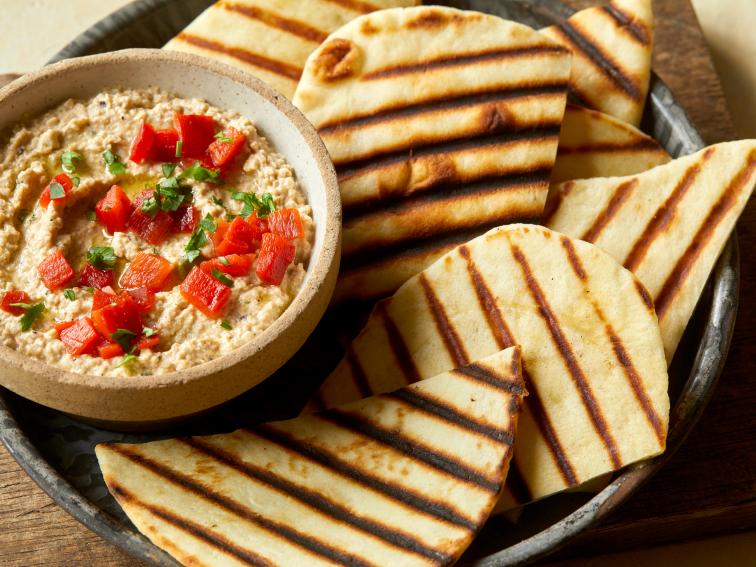 Grilled Eggplant Dip Recipe Bobby Flay Food Network