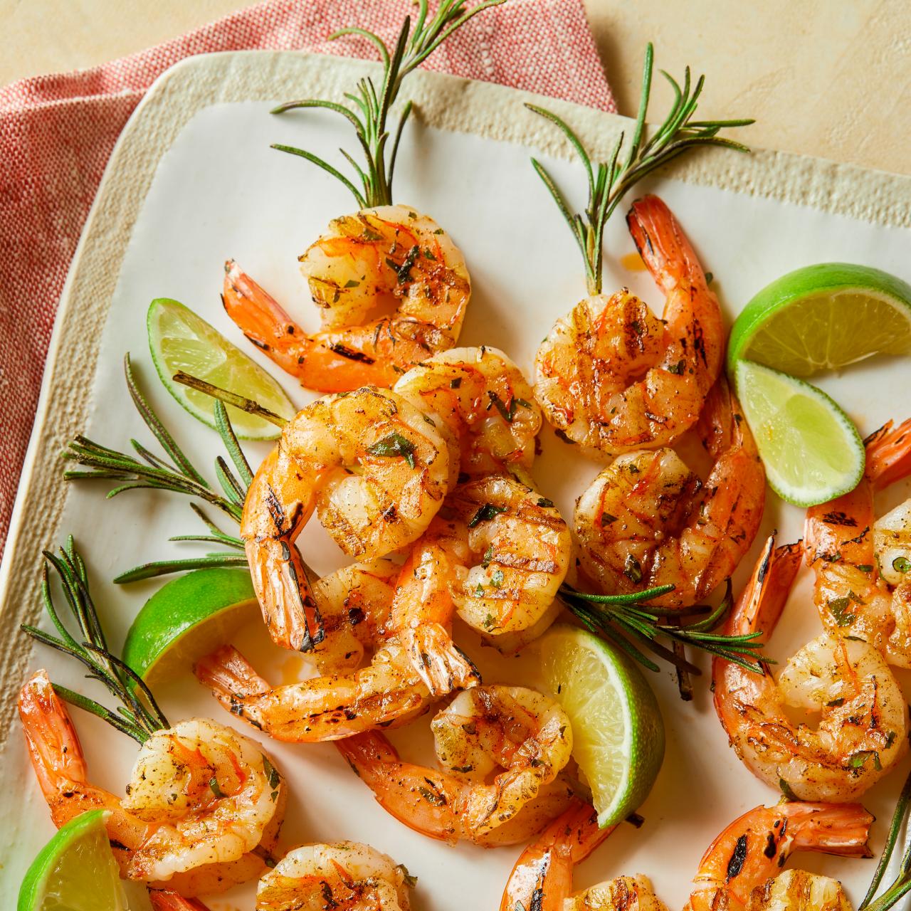 Grilled Jumbo Shrimp with Lemon Chipotle Butter - Recipe Girl