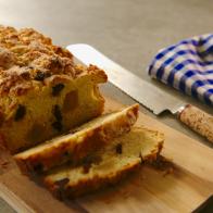 Molly Yeh's "Dark Chocolate Scone Loaf with Marzipan"