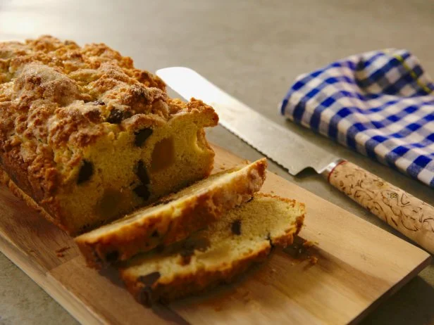 Molly Yeh's "Dark Chocolate Scone Loaf with Marzipan"
