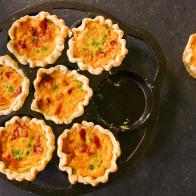 Molly Yeh's "Mini Quiches with Peas, Bacon."