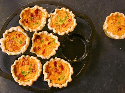 Molly Yeh's "Mini Quiches with Peas, Bacon."