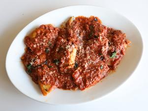 Bacchanalia's Homemade meat ravioli, as seen on Comfort Food Tour, Season 2.