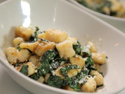 Gnocchi as Served at Calafia Cafe in Palo Alto, California, as seen on Diners, Drive-Ins and Dives, Season 28.